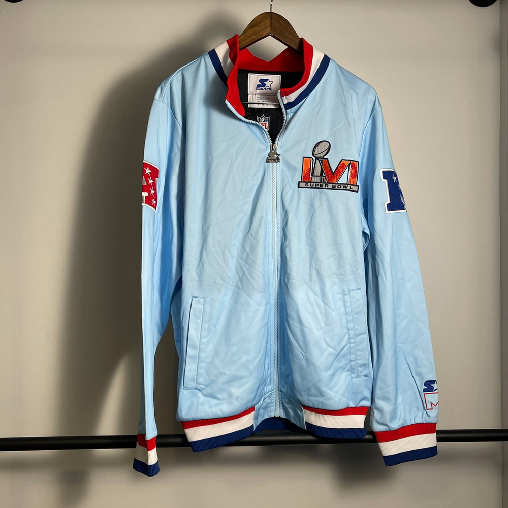 Men's Starter Super Bowl LVI light Jacket Size L